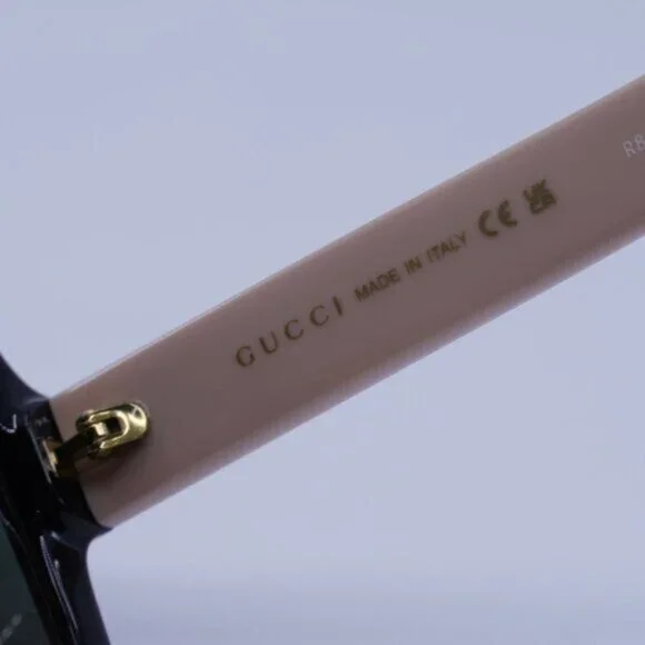 Gucci GG1337S 008 Sunglasses Black/Pink Square Frame, Grey  display picture 3